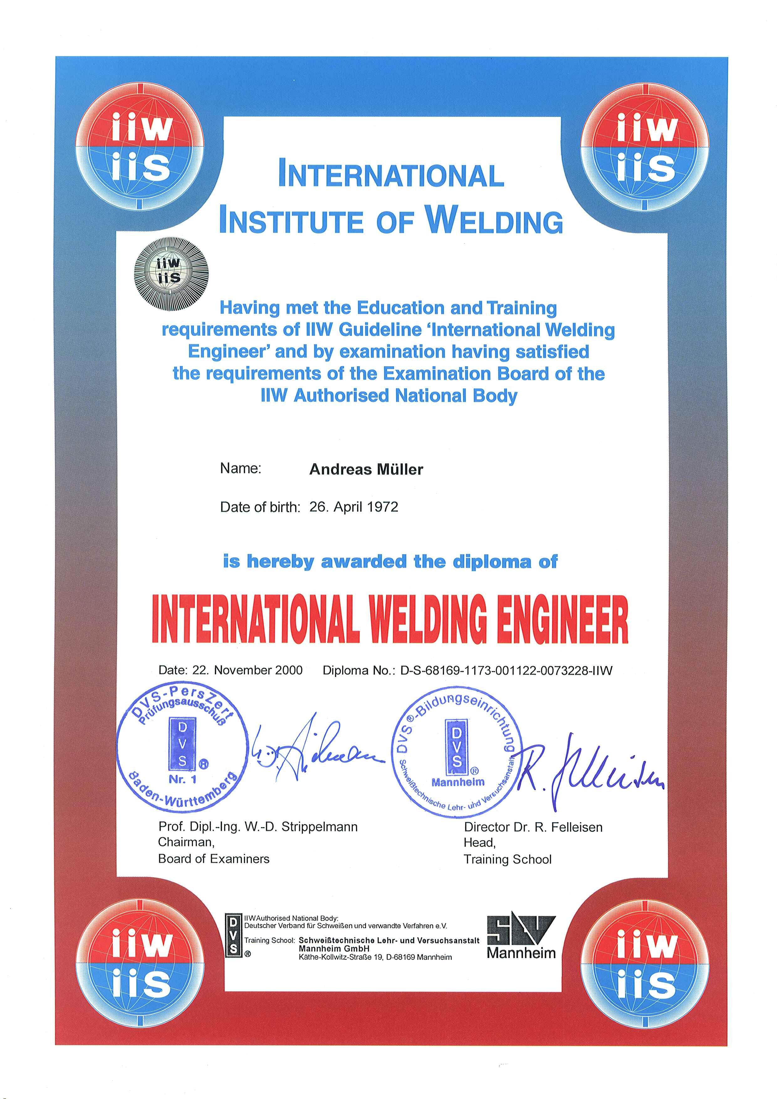 Schweißfachingenieure