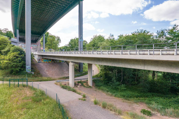 Rampe Fechinger Talbrücke