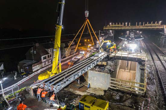 Hilfsbrücke Quierschied