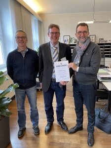 Offizieller Termin mit Innenminister Reinhold Jost