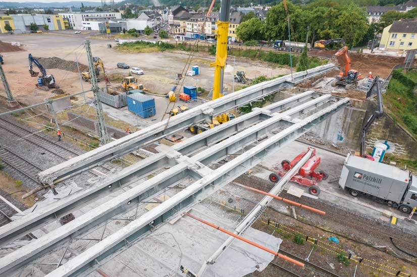 Aushub Brücke Trier West