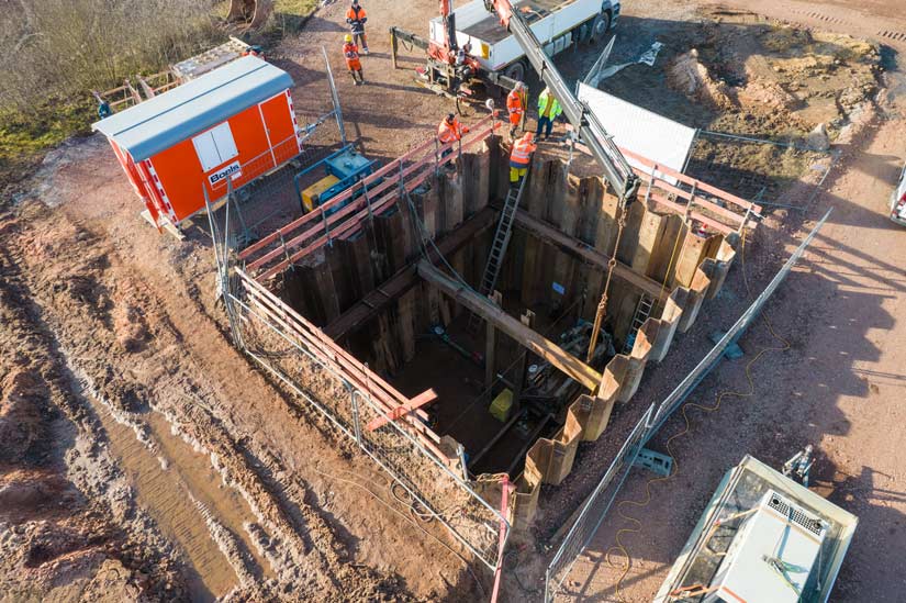 Standfeste Baugruben für eine erfolgreiche Tunnelbohrung