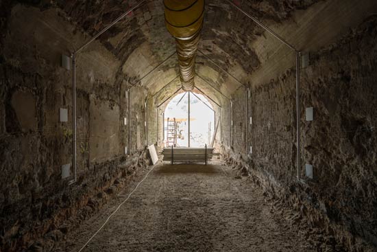 Sanierung der Bahnunterführung in Neunkirchen-Hilswiesen mit Spritzbeton
