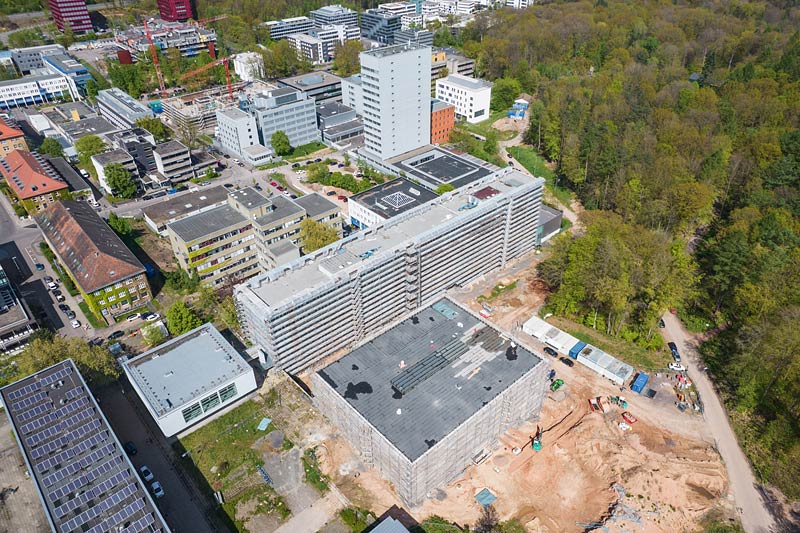 Fortschritte bei den Gebäuden C5.2 und C7.5 an der UdS