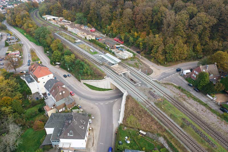 Neubau der Eisenbahnüberführung am Haltepunkt in Quierschied