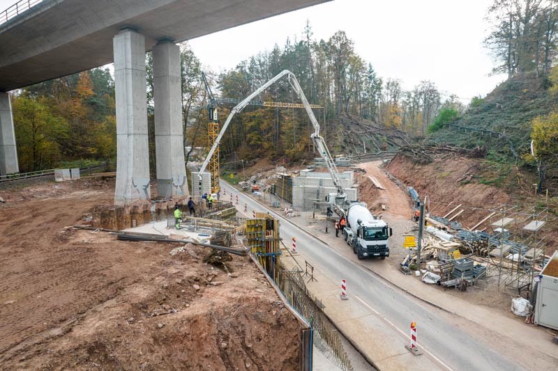 Erneuerung der Eisenbahnüberführung über die Wutach