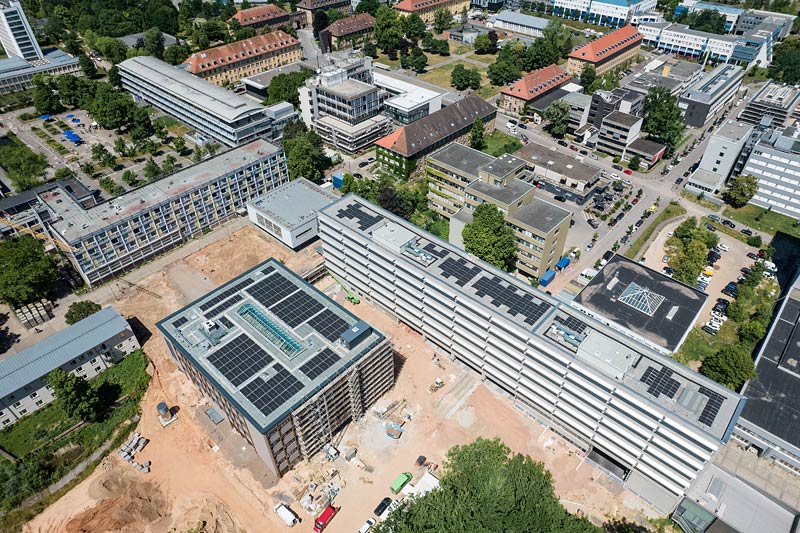 Bohrarbeiten am Bahnhof Bous