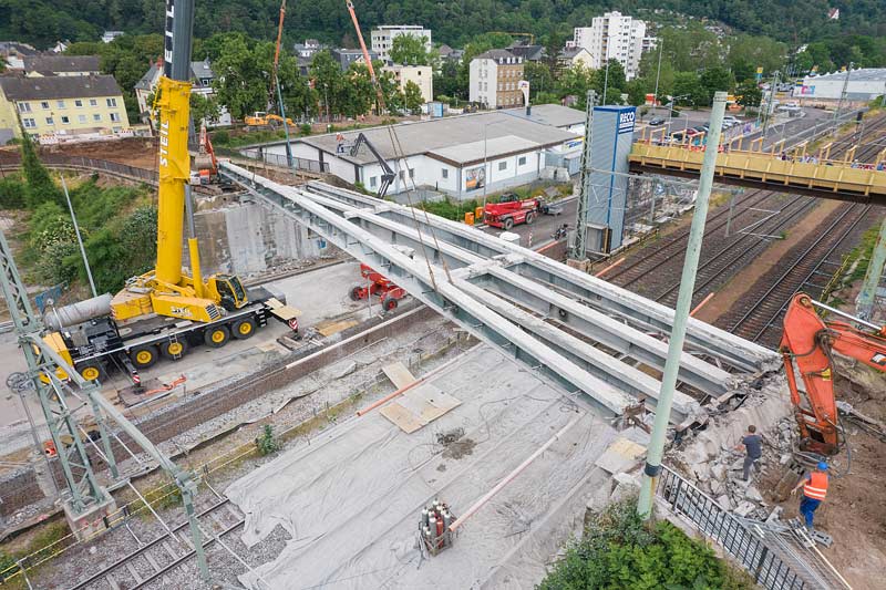 Neue Straßenüberführung Eurener Straße in Betrieb genommen